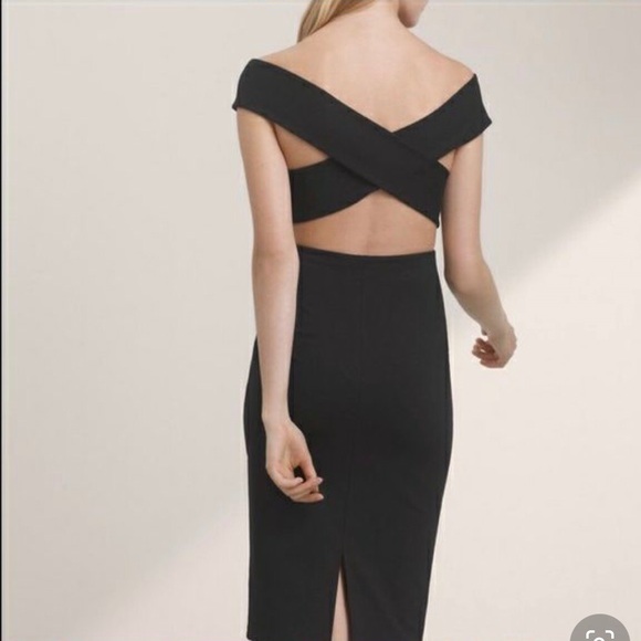 Aritzia Talula Grey Bodycon Dress - Picture 1 of 8